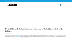 Desktop Screenshot of laartists.com